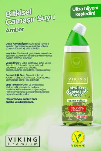 Premium Çamaşır Suyu Amber 750 ml 1 Adet - 3