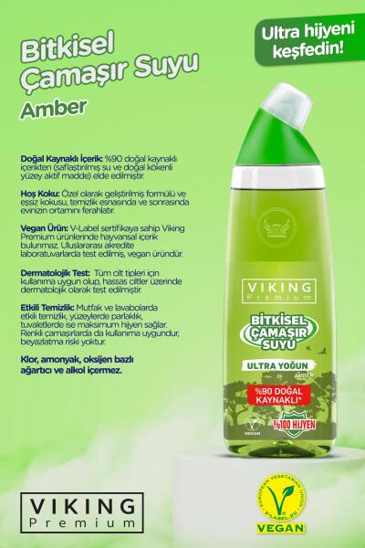 Premium Çamaşır Suyu Amber 750 ml 1 Adet - 3