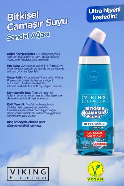 Premium Çamaşır Suyu Sandal Ağacı 750 ml 1 Adet - 3