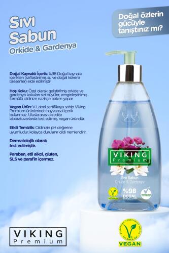 Premium Sıvı Sabun Orkide&Gardenya 500 ml 1 Adet - 3