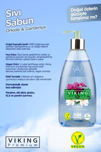 Premium Sıvı Sabun Orkide&Gardenya 500 ml 1 Adet - 3