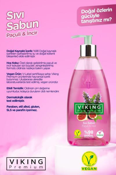Premium Sıvı Sabun Paçuli & İncir 500 ml 1 Adet - 3