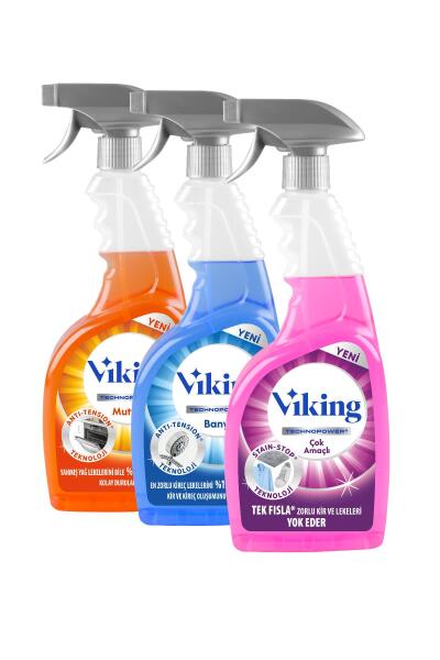 TECHNOPOWER (Çok Amaçlı ,Mutfak,Banyo) Paket 750 ml X 3 Adet - 1