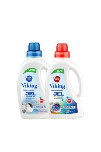 TECHNOPOWER Sıvı Çamaşır Deterjanı Beyazlar ve Renkliler 1.5 lt x 2 Adet - Viking