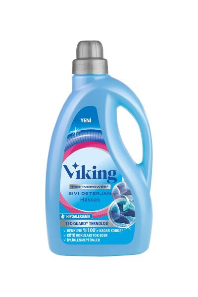 TECHNOPOWER Sıvı Çamaşır Deterjanı Hassas 2.7 lt - 1