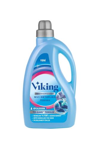 TECHNOPOWER Sıvı Çamaşır Deterjanı Hassas 2.7 lt - Viking