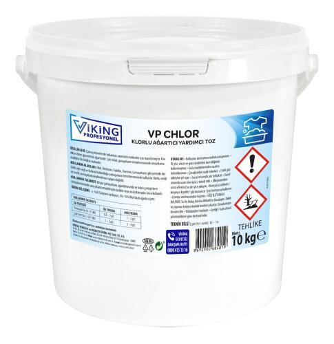 VP CHLOR Klorlu Ağartıcı Yardımcı Toz 10 KG 1 Adet - 1