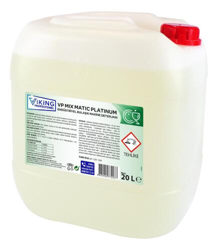VP MIX MATIC PLATINUM Endüstriyel Bulaşık Makine Deterjanı 20 L 1 Adet - 1