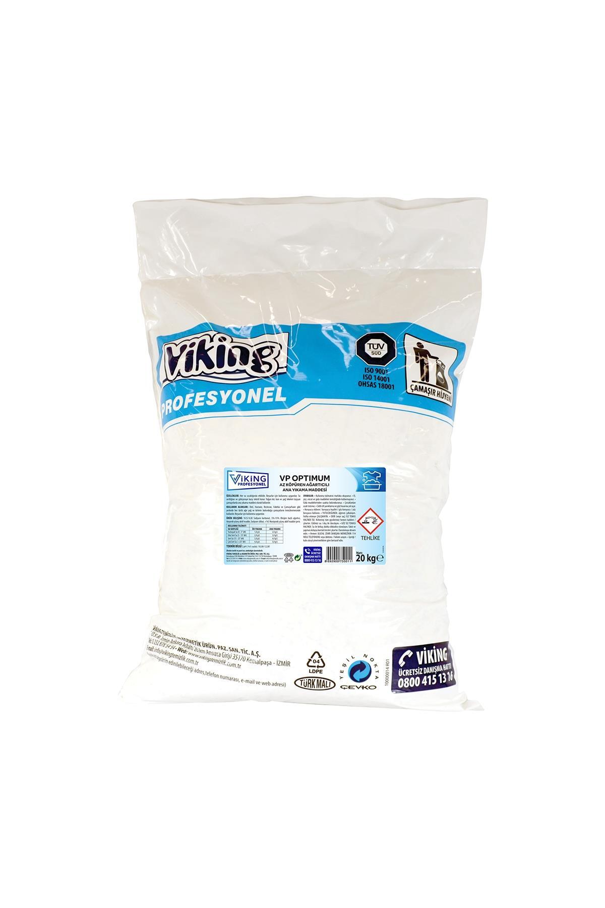 VP Optimum Az Köpüren Ağartıcılı Ana Yıkama Maddesi 20 KG 1 Adet